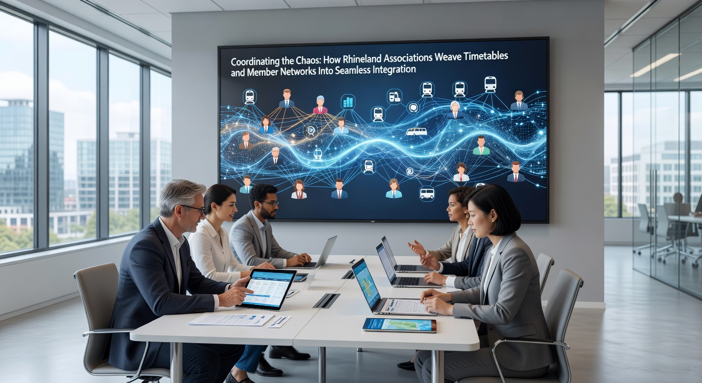 Gruppenfoto von Karnevalsmitgliedern bei einer Planungssitzung mit Kalendern und digitalen Geräten in einem Vereinsheim
