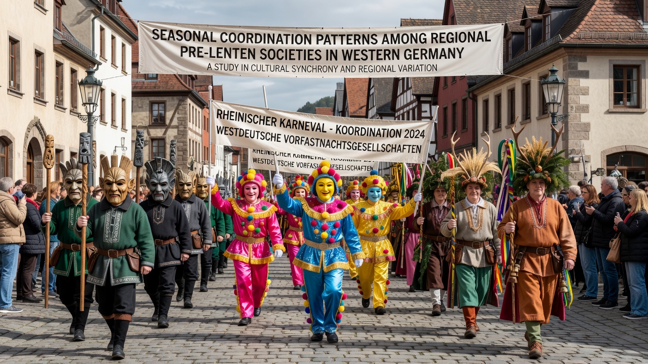 Darstellung traditioneller Koordinationsmeetings in westdeutschen Karnevalsvereinen